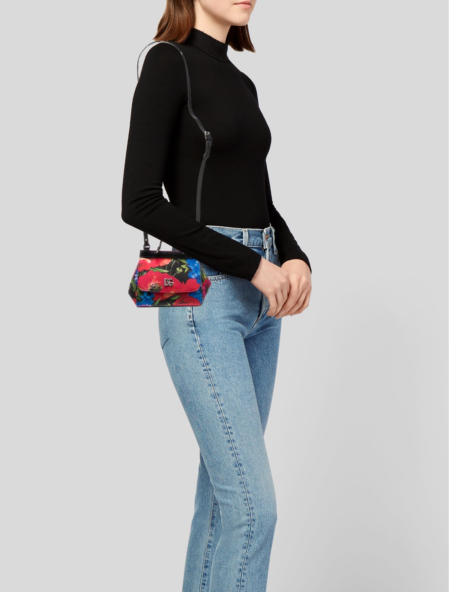 Dolce & Gabbana Satin Shoulder Bag