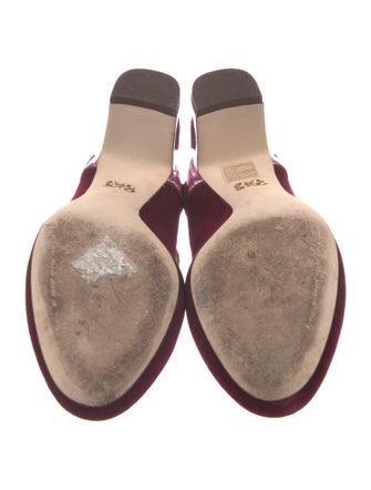 Dolce & Gabbana Velvet Graphic Print Pumps