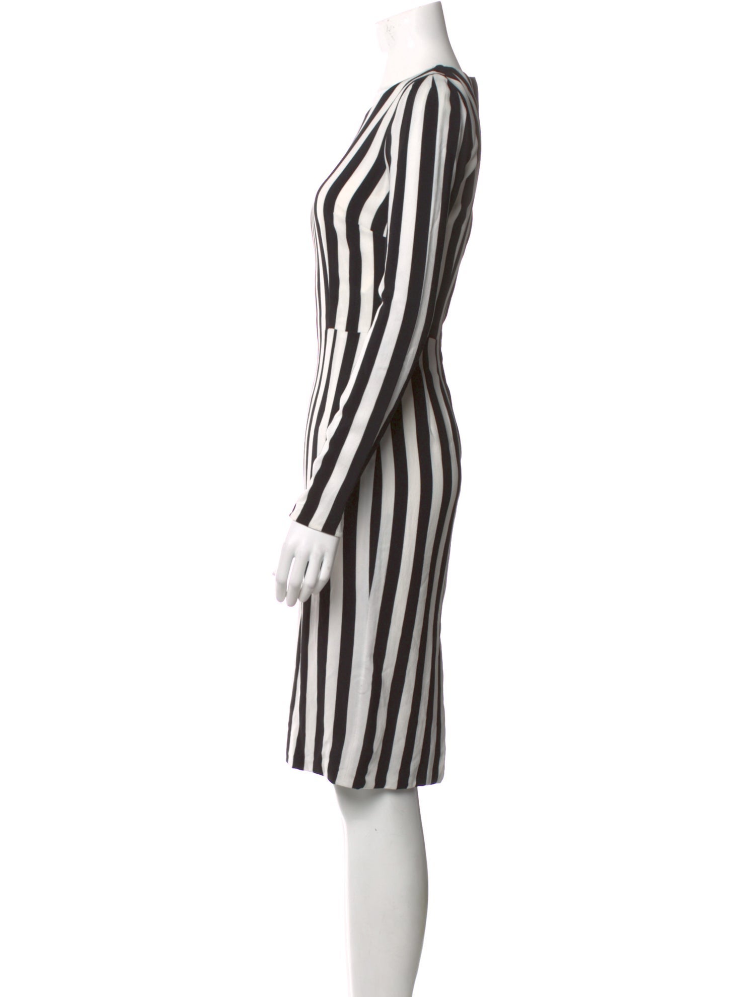 Dolce & Gabbana Striped Knee-Length Dress