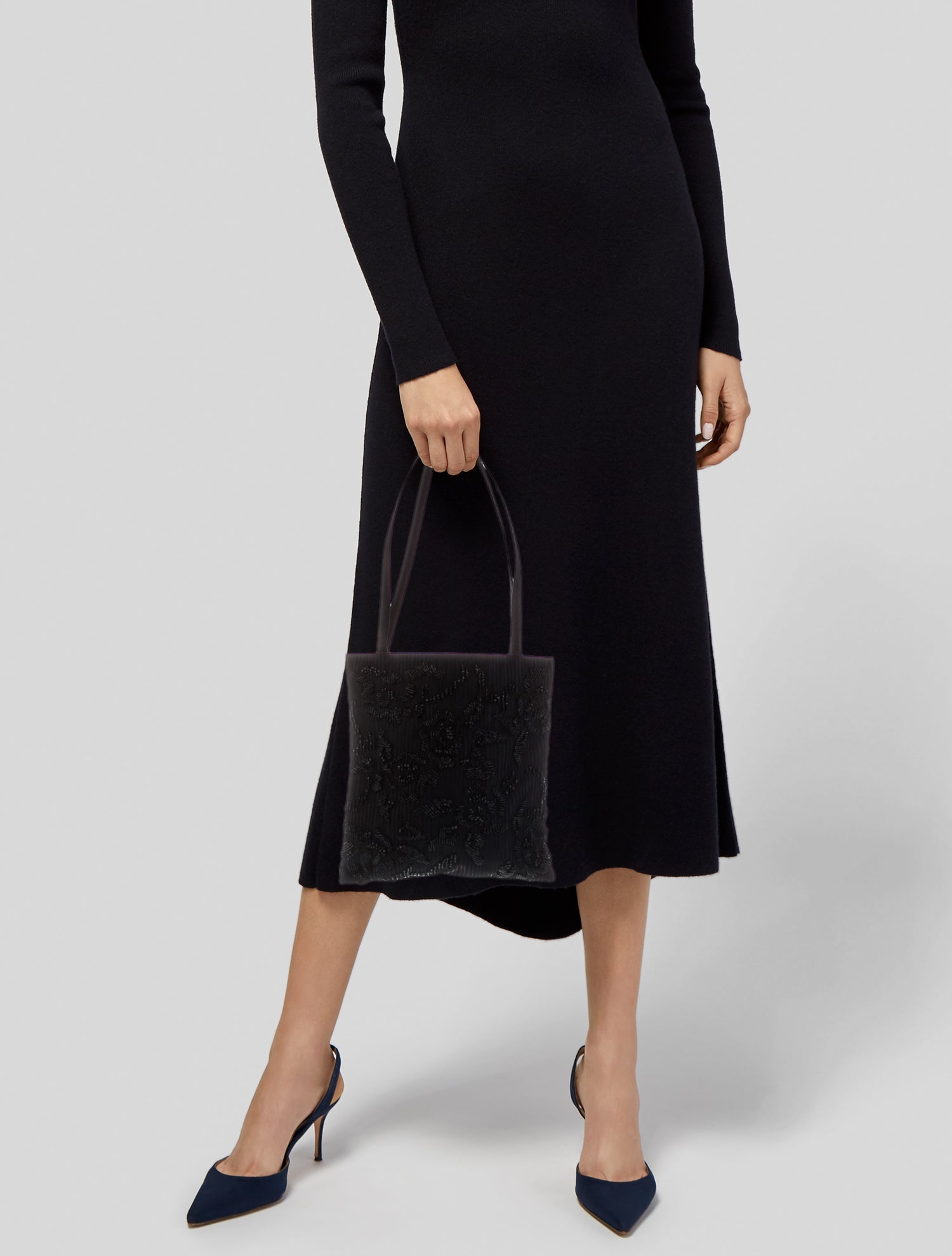 Dolce & Gabbana Wool Top Handle Bag