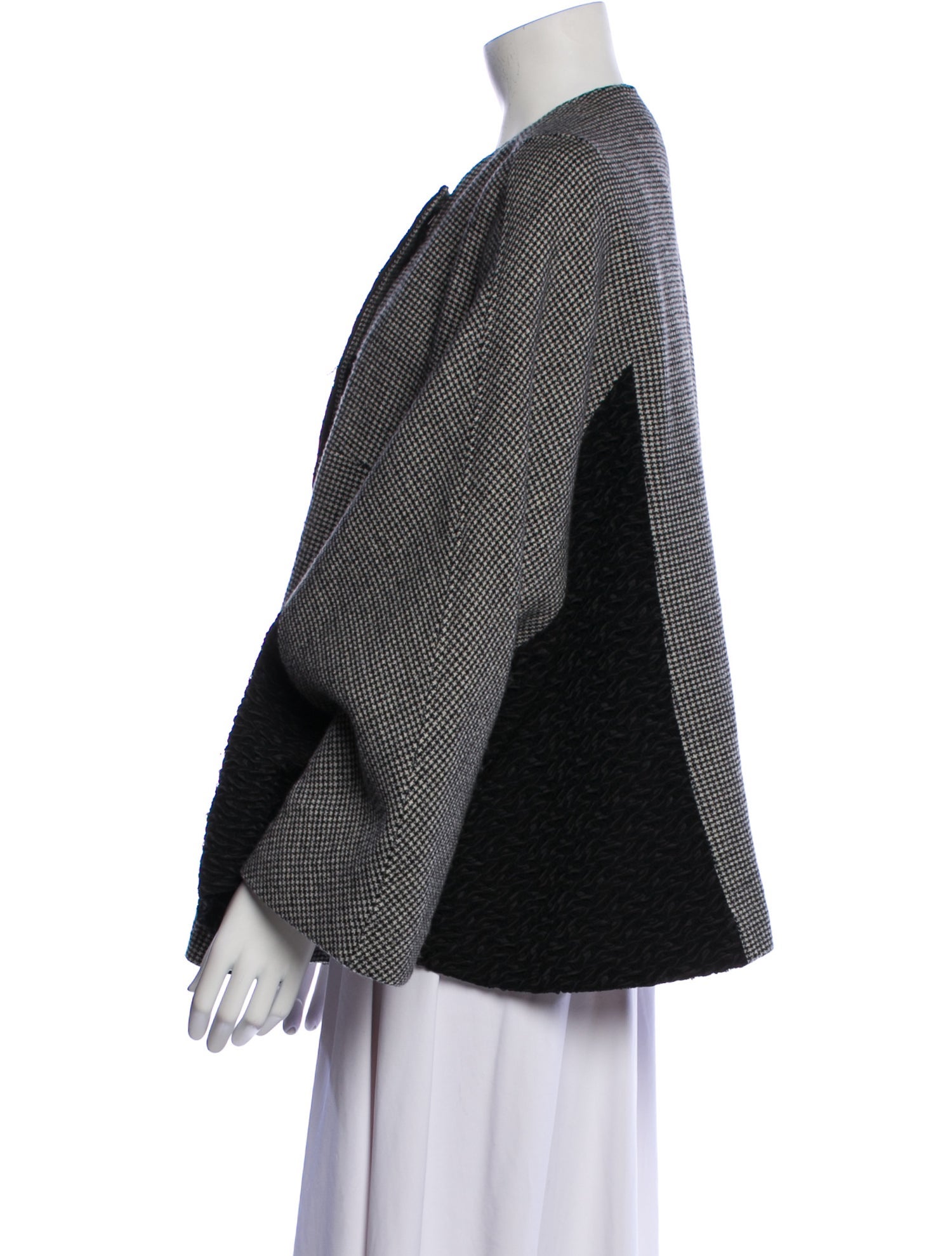 Dolce & Gabbana Wool Houndstooth Print Jacket