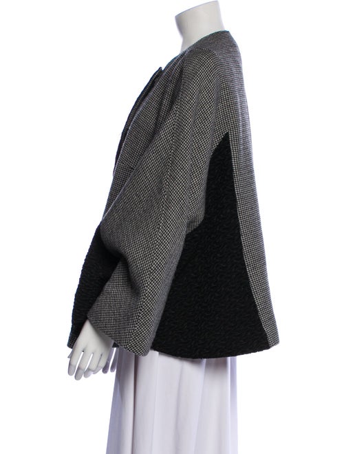 Dolce & Gabbana Wool Houndstooth Print Jacket