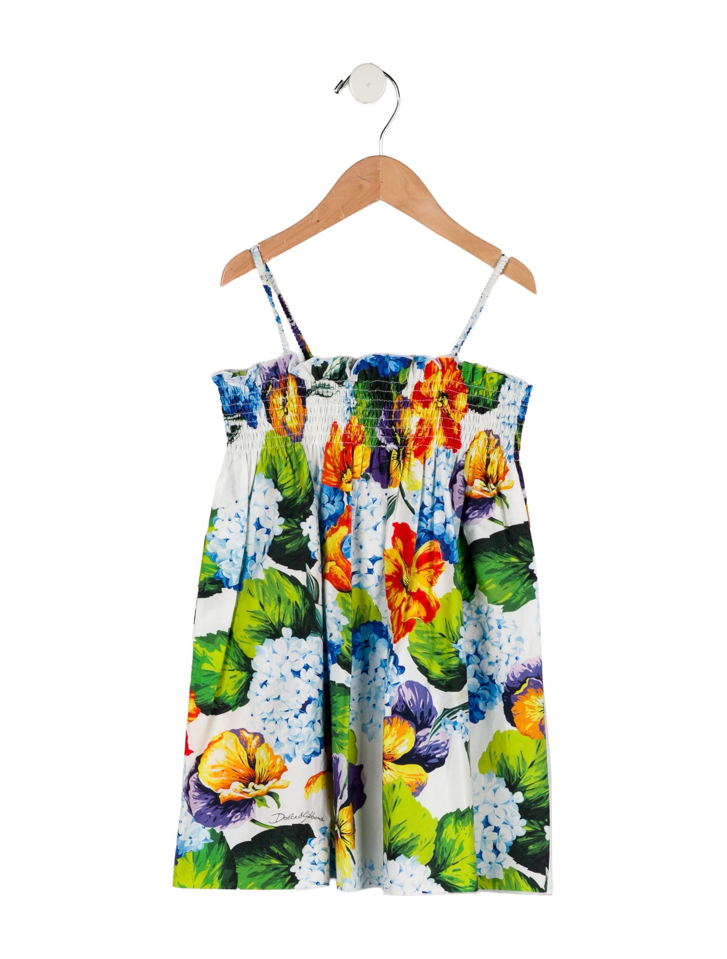 Dolce & Gabbana Toddler Girls' Floral Printed Sleeveless Dress