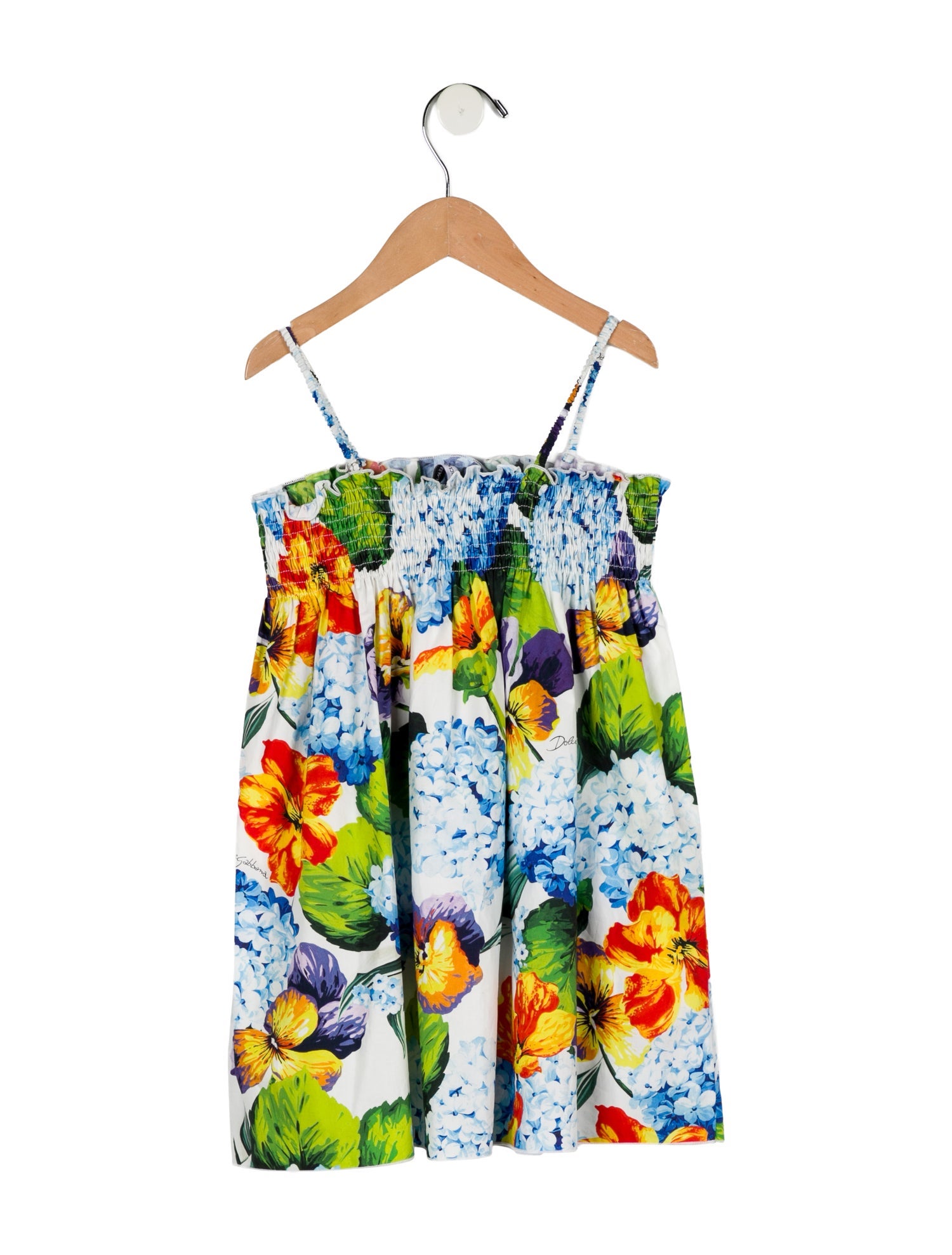 Dolce & Gabbana Toddler Girls' Floral Printed Sleeveless Dress