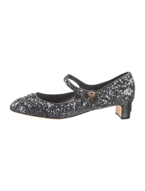 Dolce & Gabbana Sequins Crystal Embellishments Pumps