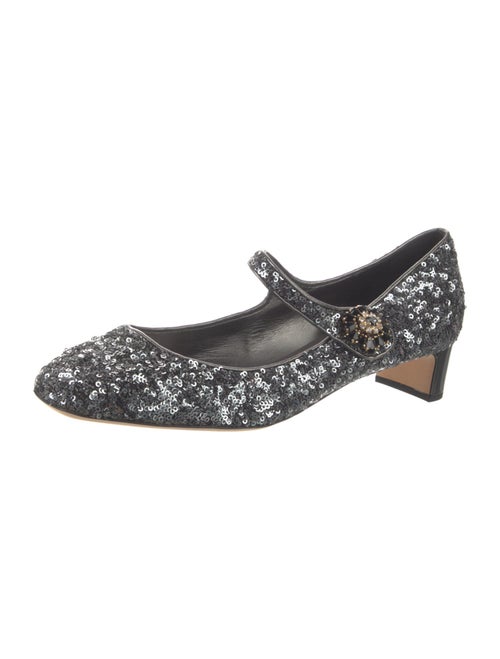 Dolce & Gabbana Sequins Crystal Embellishments Pumps