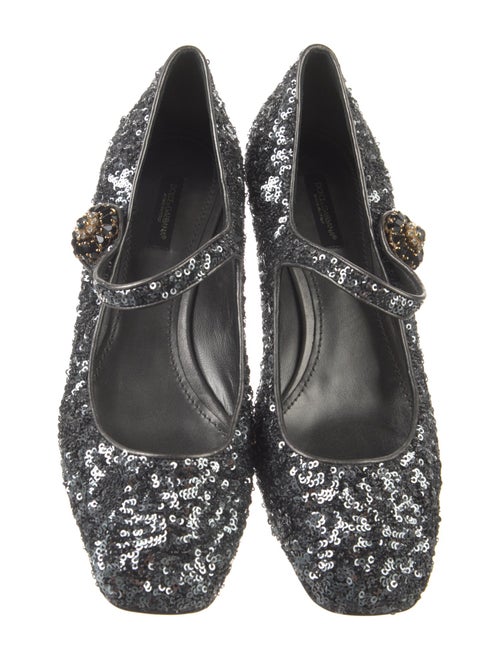Dolce & Gabbana Sequins Crystal Embellishments Pumps