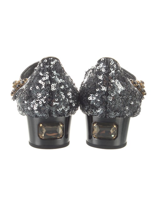 Dolce & Gabbana Sequins Crystal Embellishments Pumps