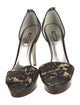 Dolce & Gabbana Lace Floral Print Sandals