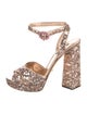 Dolce & Gabbana Sequins Crystal Embellishments Sandals