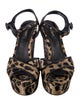 Dolce & Gabbana Raffia Printed Espadrilles
