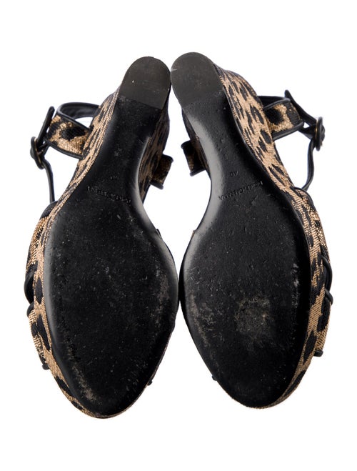 Dolce & Gabbana Raffia Printed Espadrilles