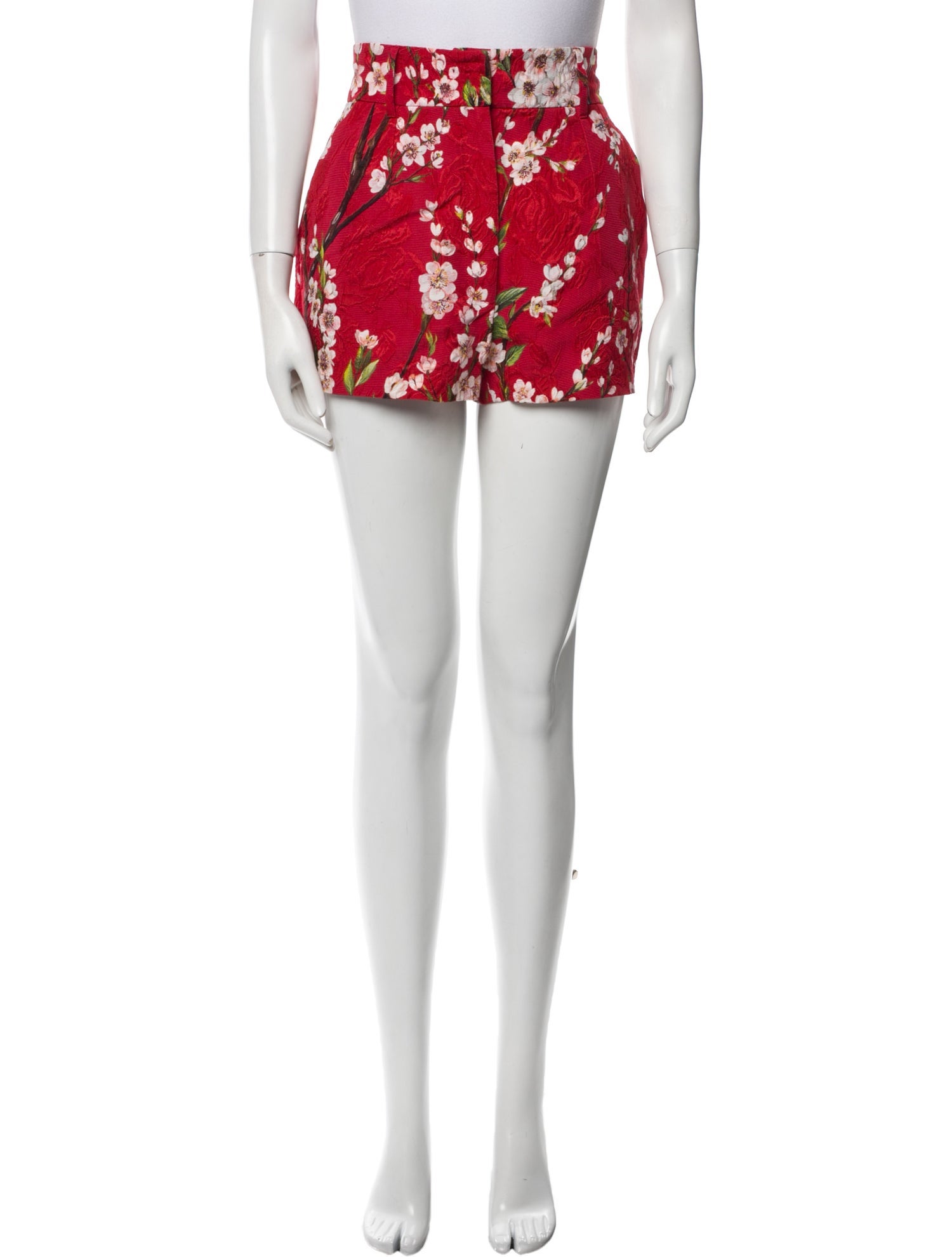 Dolce & Gabbana Floral Print Mini Shorts