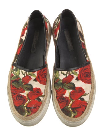 Dolce & Gabbana Canvas Printed Sneakers