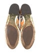 D&G Leather Floral Print Ballet Flats
