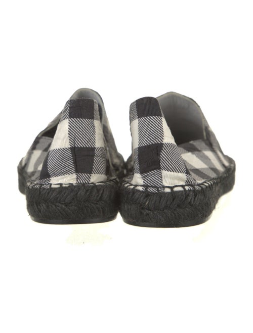 Dolce & Gabbana Canvas Plaid Print Espadrilles