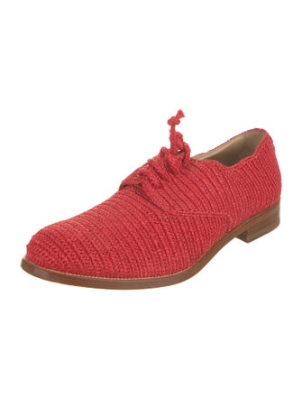 Dolce & Gabbana Raffia Oxfords