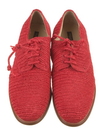 Dolce & Gabbana Raffia Oxfords