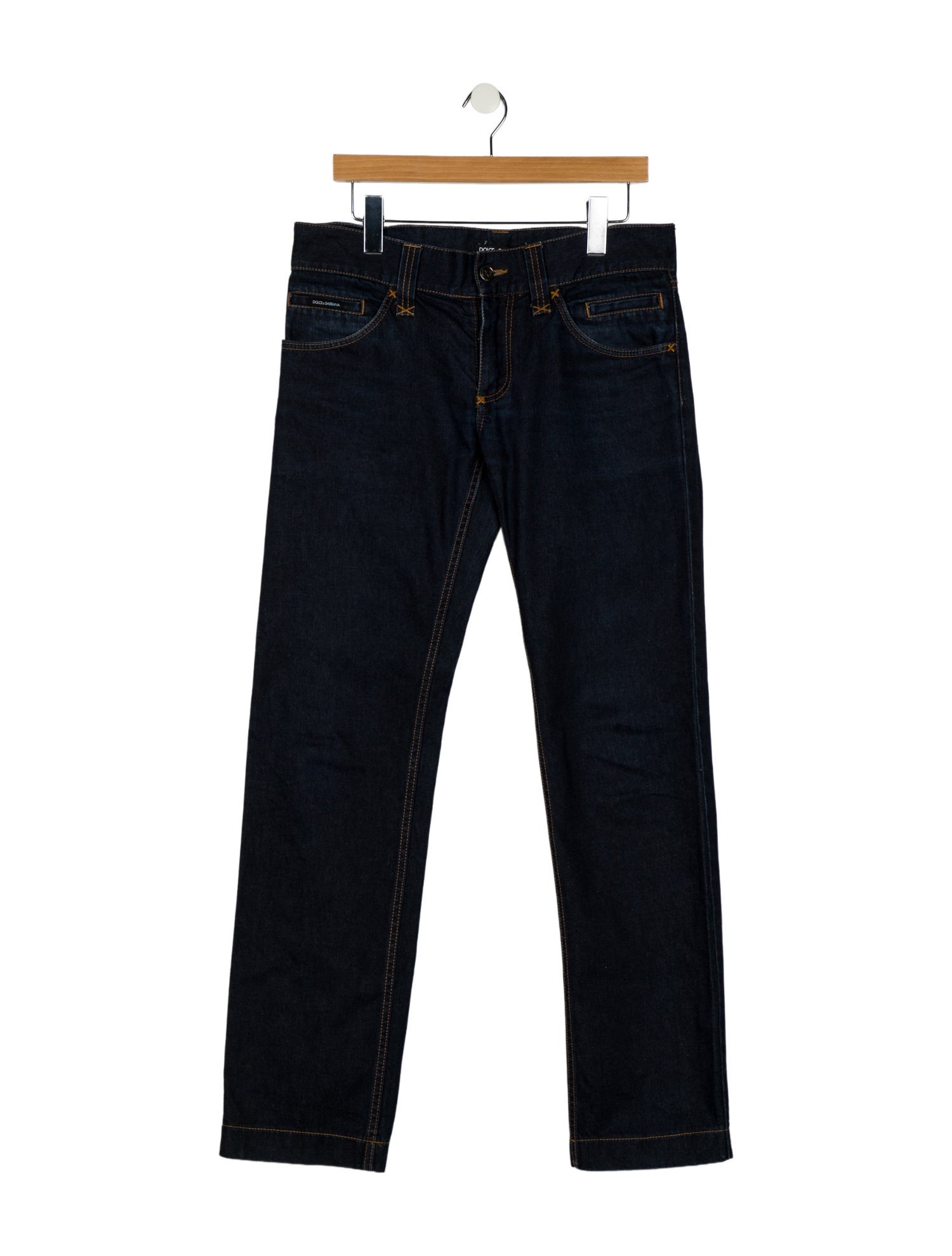 Dolce & Gabbana Mid-Rise Straight Leg Jeans