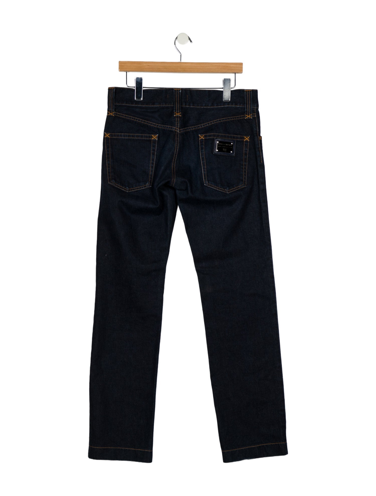 Dolce & Gabbana Mid-Rise Straight Leg Jeans