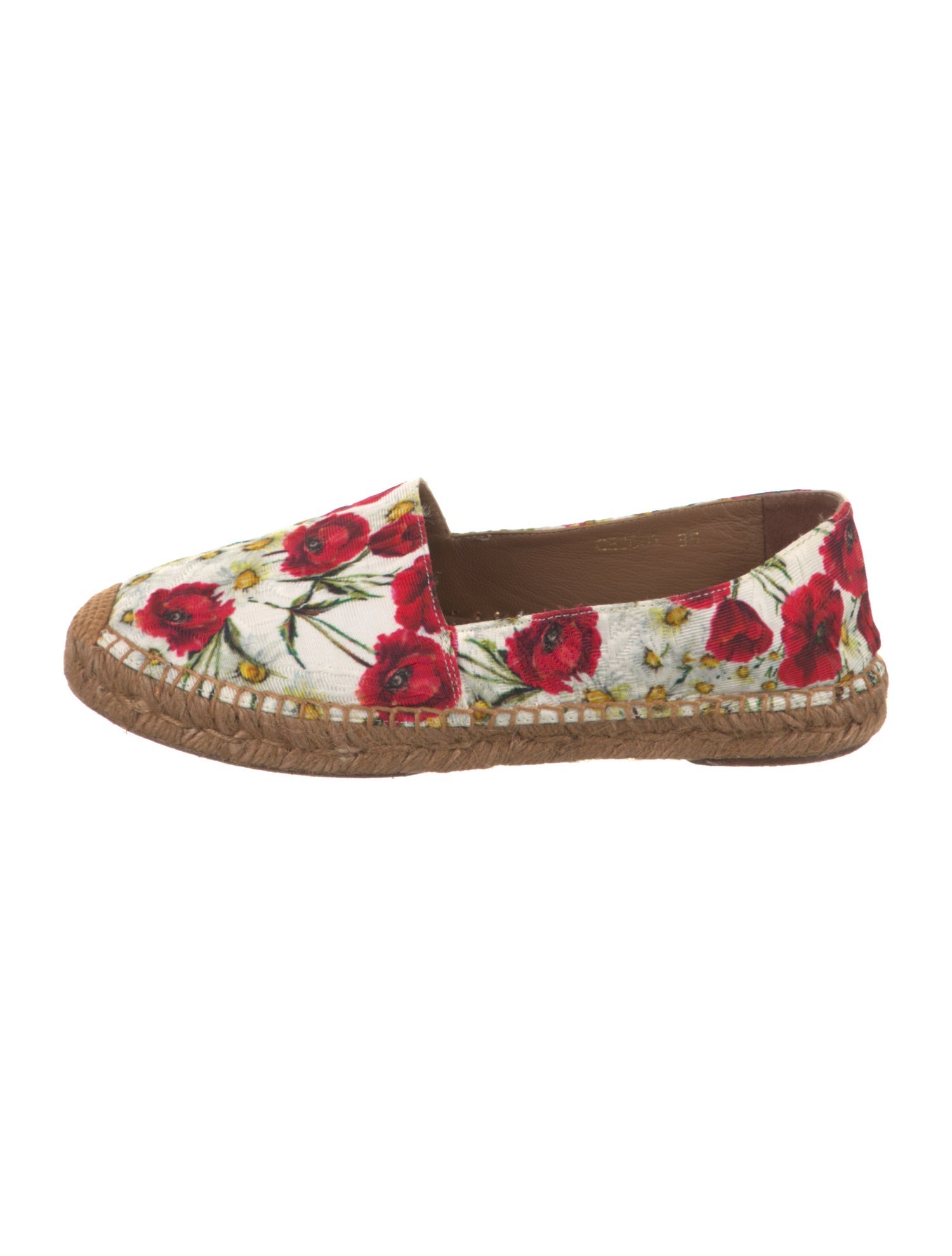 Dolce & Gabbana Canvas Floral Print Espadrilles