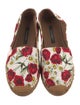 Dolce & Gabbana Canvas Floral Print Espadrilles