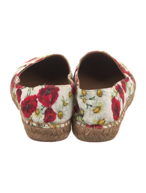 Dolce & Gabbana Canvas Floral Print Espadrilles