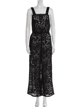 Dolce & Gabbana Lace Lace Pattern Jumpsuit