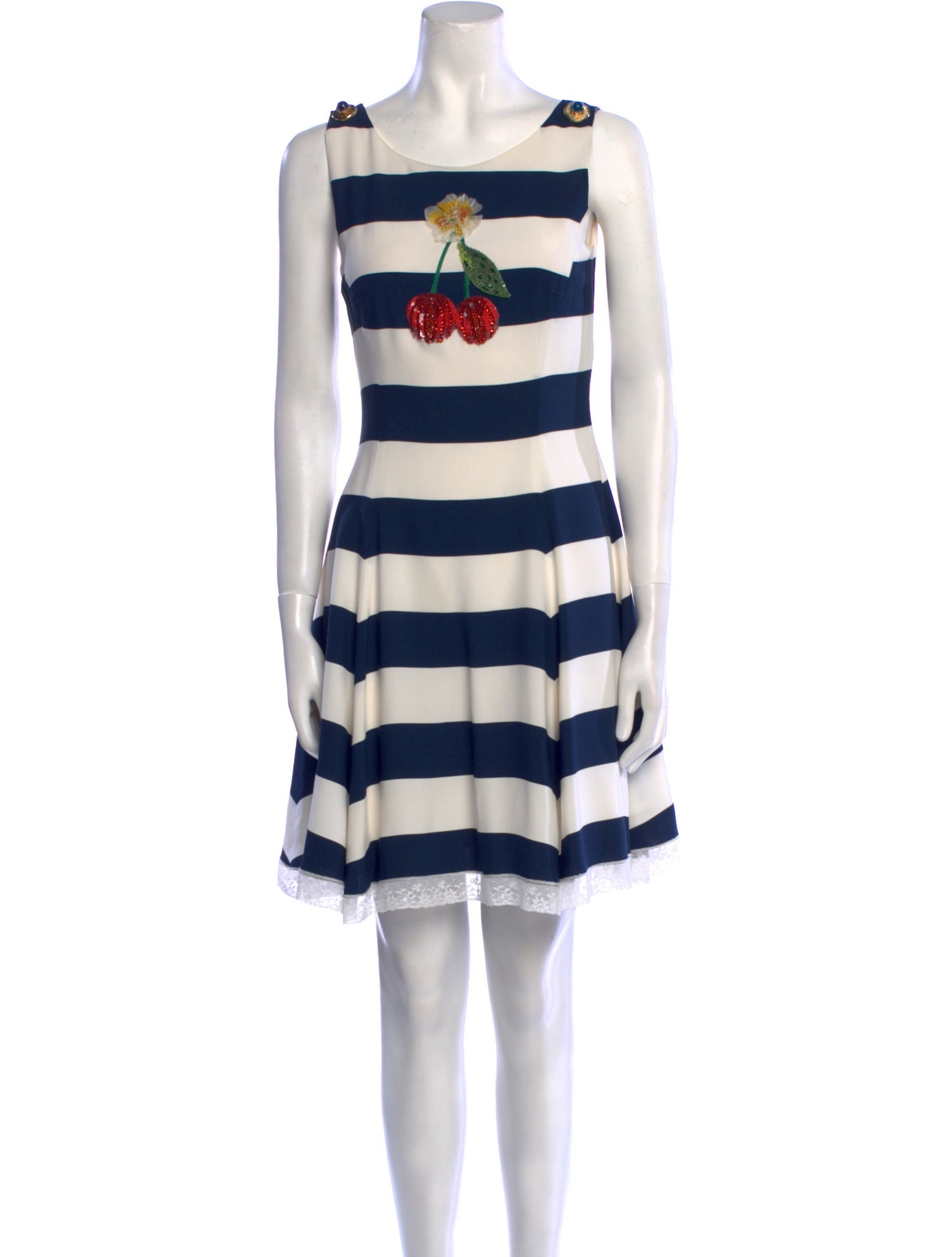 Dolce & Gabbana Striped Mini Dress