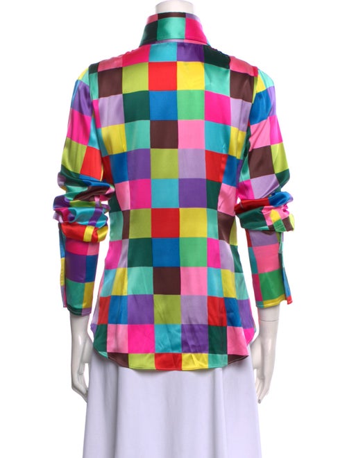 Dolce & Gabbana 2000's Silk Button-Up Top