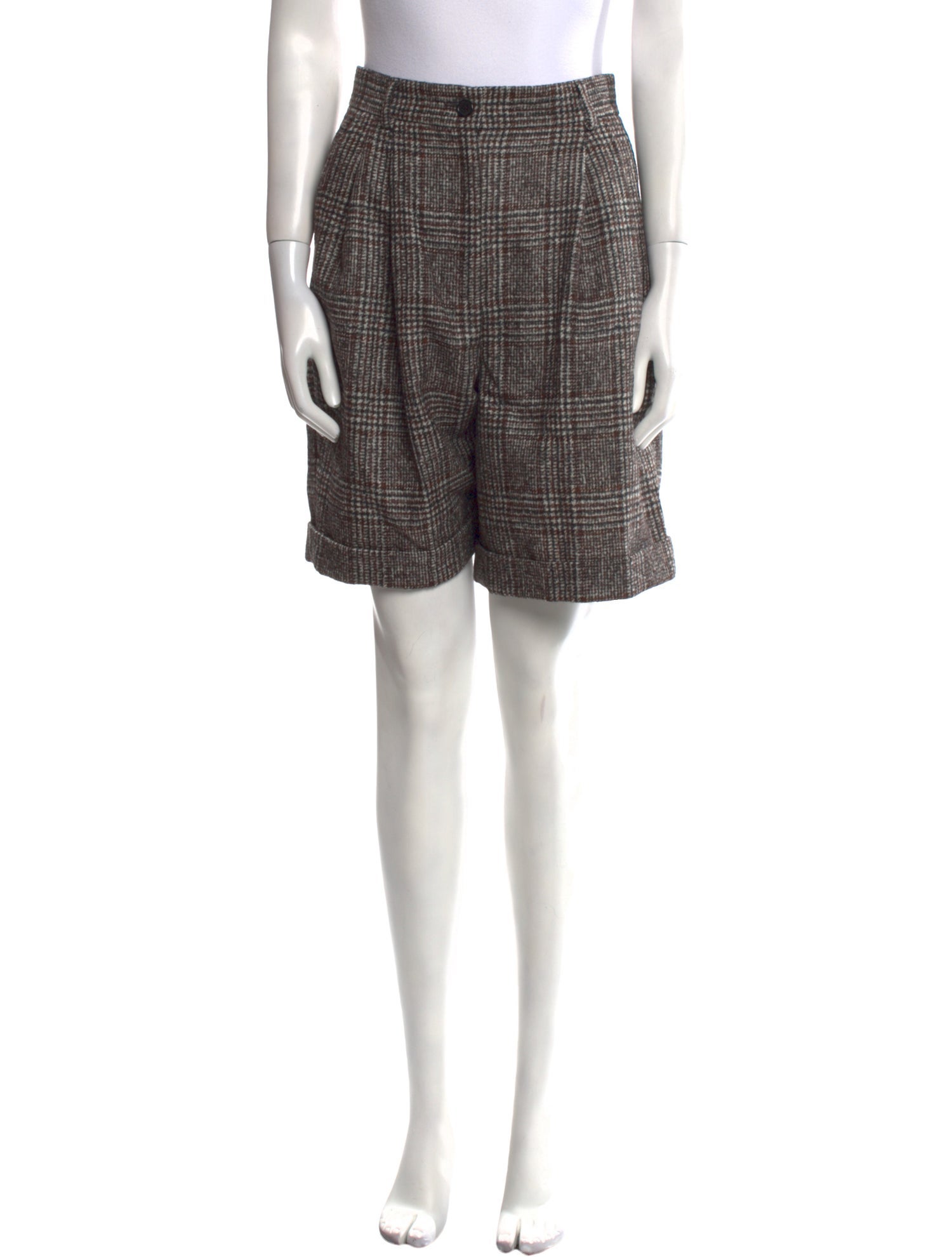 Dolce & Gabbana Wool Knee-Length Shorts