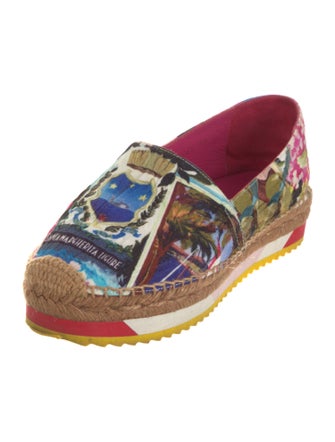 Dolce & Gabbana Canvas Printed Espadrilles