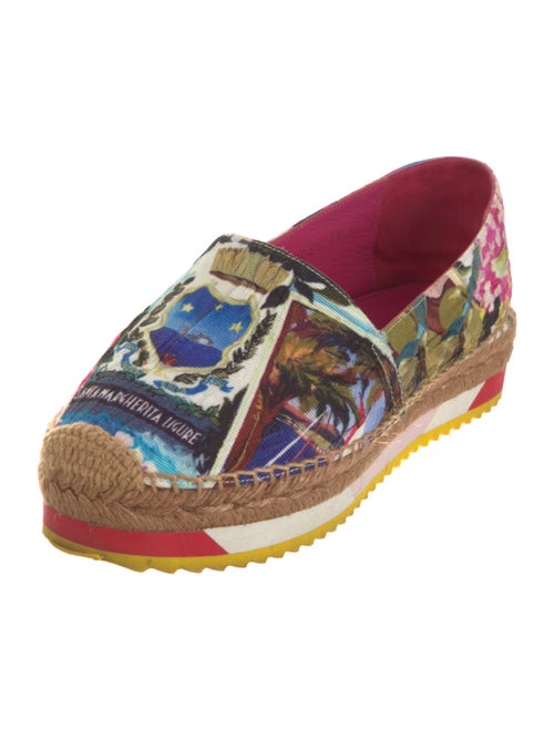 Dolce & Gabbana Canvas Printed Espadrilles