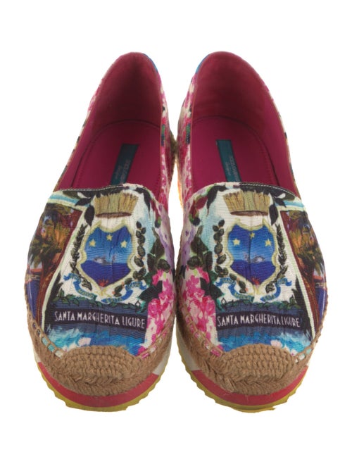 Dolce & Gabbana Canvas Printed Espadrilles
