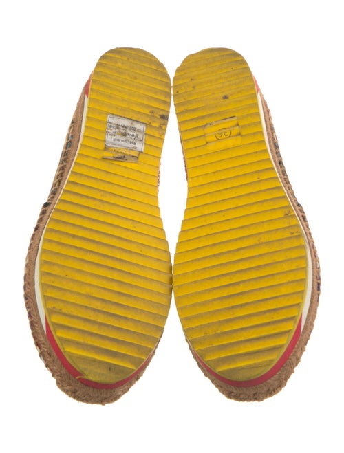 Dolce & Gabbana Canvas Printed Espadrilles