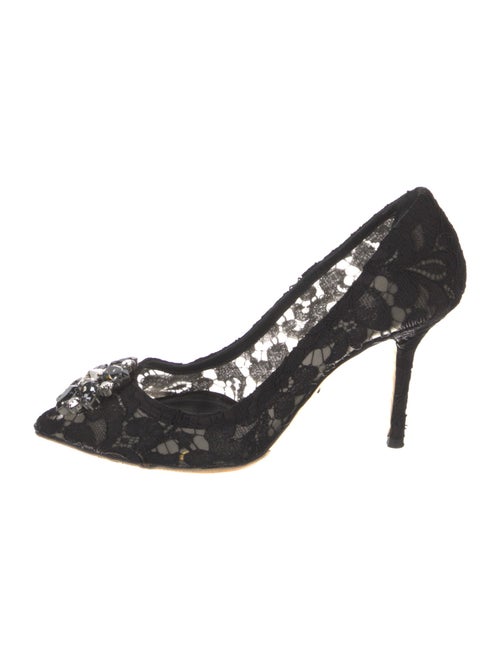 Dolce & Gabbana Lace Lace Pattern Pumps
