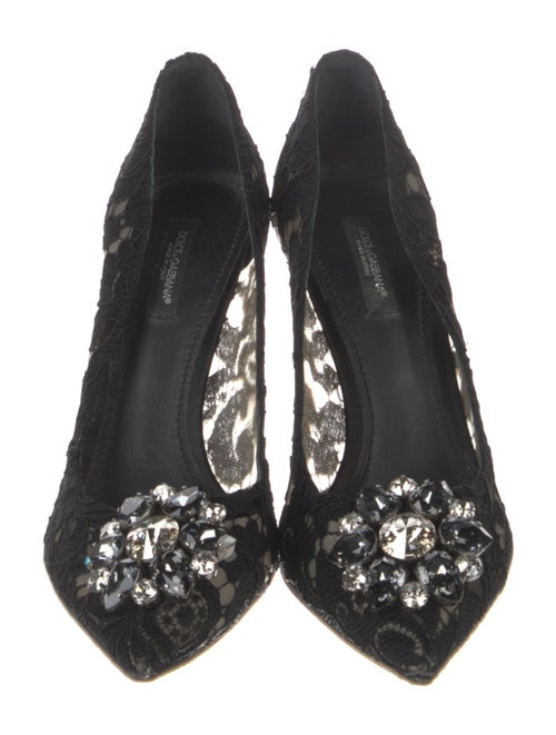Dolce & Gabbana Lace Lace Pattern Pumps