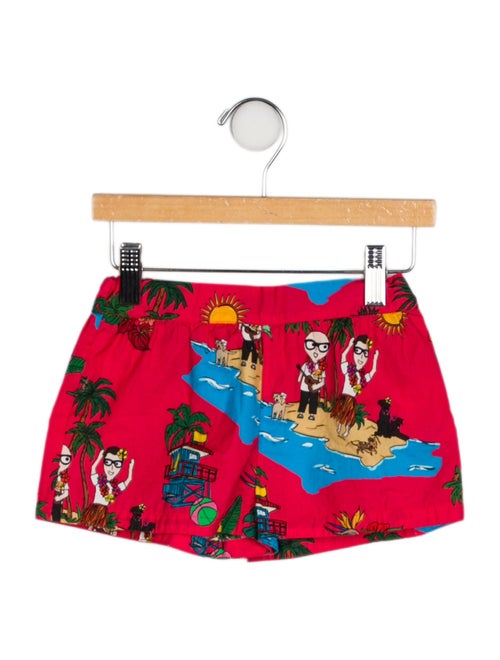 Dolce & Gabbana Toddler Girls' Pattern Printed Shorts