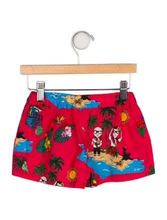 Dolce & Gabbana Toddler Girls' Pattern Printed Shorts