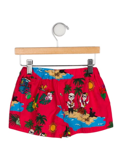 Dolce & Gabbana Toddler Girls' Pattern Printed Shorts