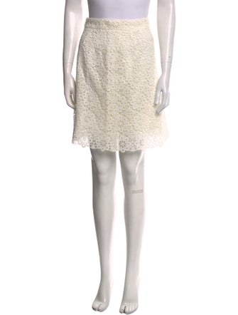 Dolce & Gabbana Lace Trim Embellishment Mini Skirt