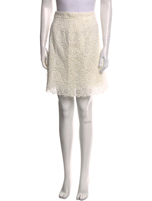 Dolce & Gabbana Lace Trim Embellishment Mini Skirt