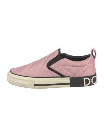 Dolce & Gabbana Quilted Pattern Nylon Sneakers