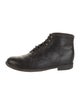 Dolce & Gabbana Leather Lace-Up Boots