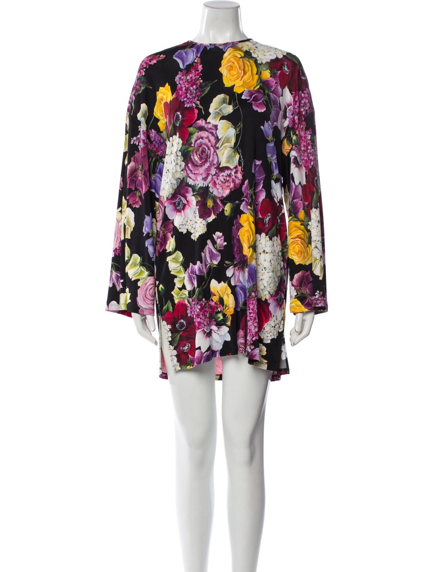 Dolce & Gabbana Floral Print Mini Dress