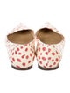 Dolce & Gabbana Snakeskin Polka Dot Print Ballet Flats