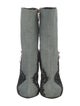Dolce & Gabbana Denim Lace Pattern Sock Boots
