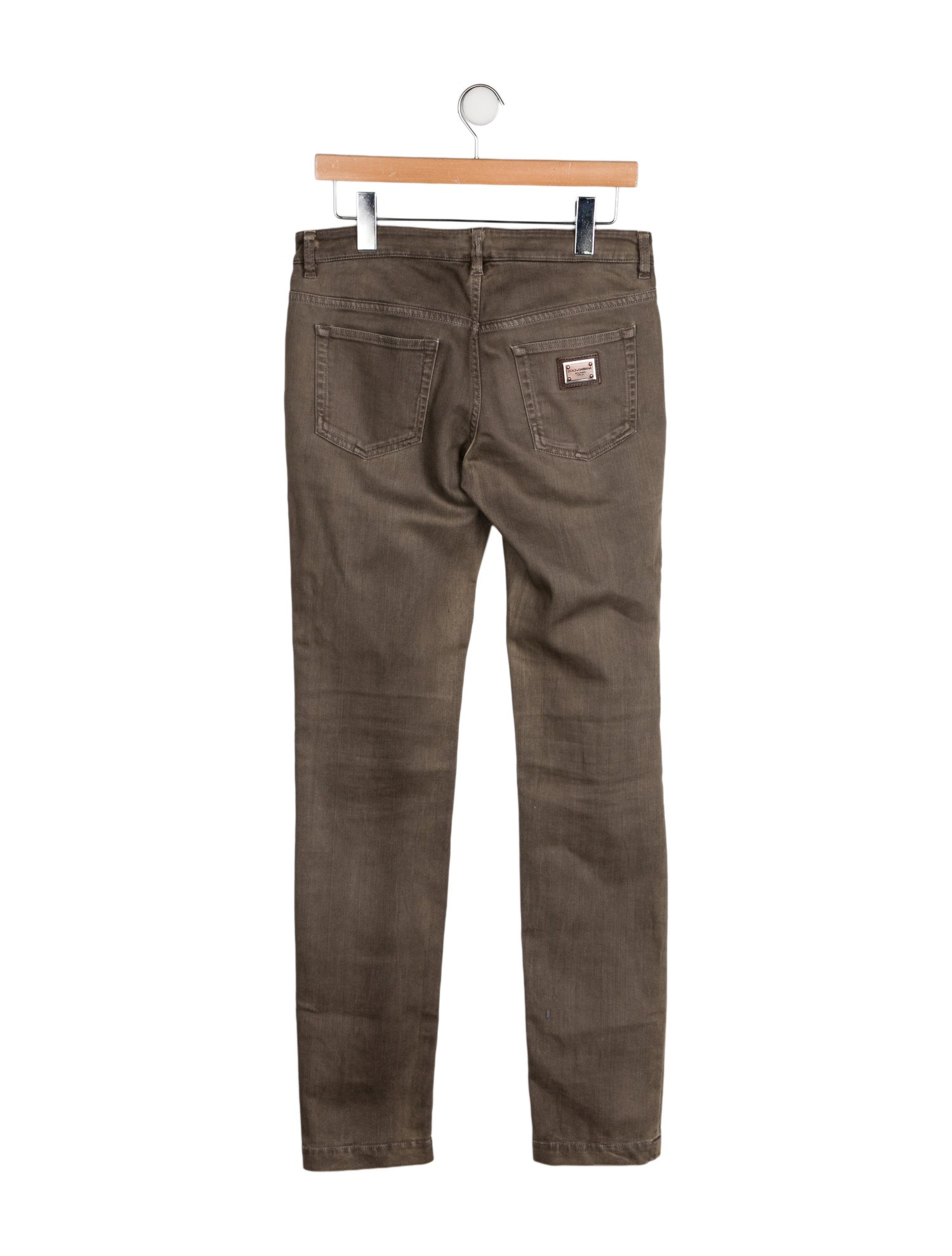 Dolce & Gabbana Low-Rise Straight Leg Jeans