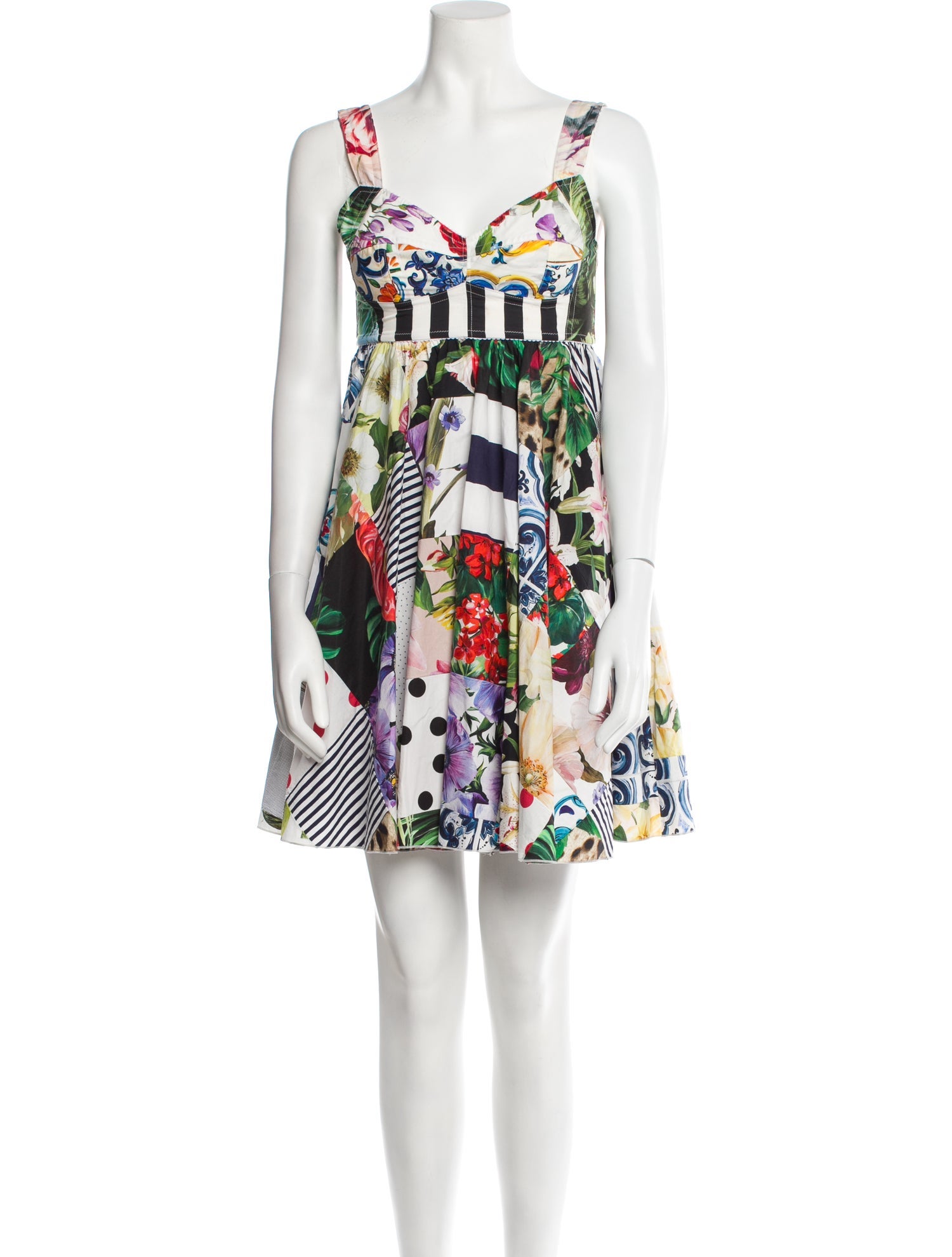 Dolce & Gabbana Printed Mini Dress