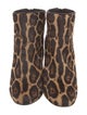 Dolce & Gabbana Ponyhair Animal Print Boots